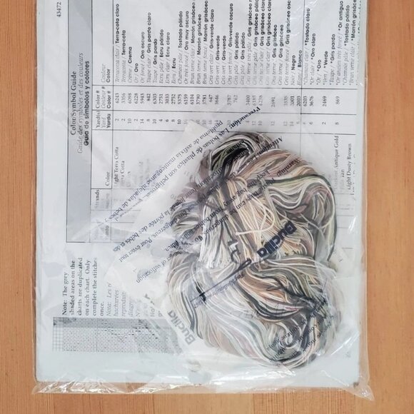 Bucilla All Thumbs Counted Cross Stitch Kit Tabby Cat Sue Ellen Ross 16.5 x 11.5 - Picture 6 of 6